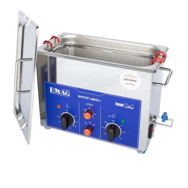 Emag Emmi 40 HC Plus - Universal Ultraschallreiniger mit Ablaufhahn